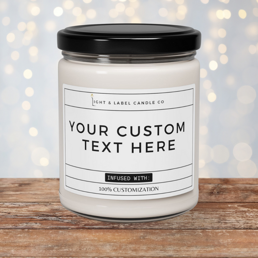 Personalized Custom Candle | Custom Candle Gift | Unique Candle Gift | Funny Candle Gift | Custom Message Candle | 9oz Soy Candle